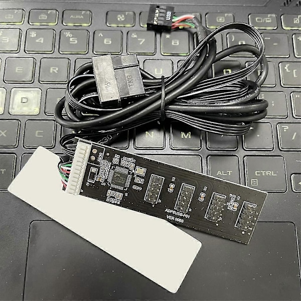 Bundkort Usb2.0 9pin Hub Splitter 1 Ind 4 Ud 20cm Forlængerkabel Konnektor