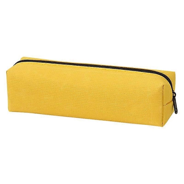 Rektangulær tekstilboks 22 x 5 x 6 cm gul