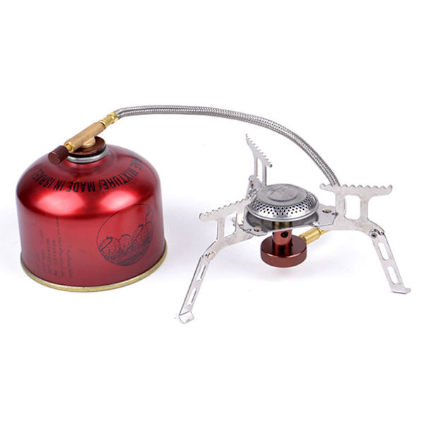 3500W Camping Gas Stove Backpack Stove med bekväm Piezo Ignition Portable