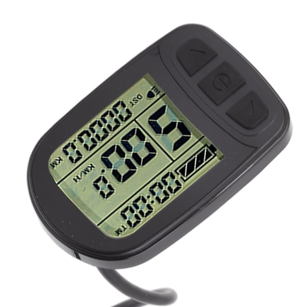 24V 36V 48V Elektrisk cykel scooter Vandtæt LCD display meter panel med kabel cykel konvertering meter til KT