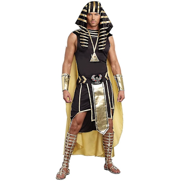 Kuningas Tut Egyptin faaraoasu - Kulta, koot Mediumista 2X-Largeen Medium Musta kulta