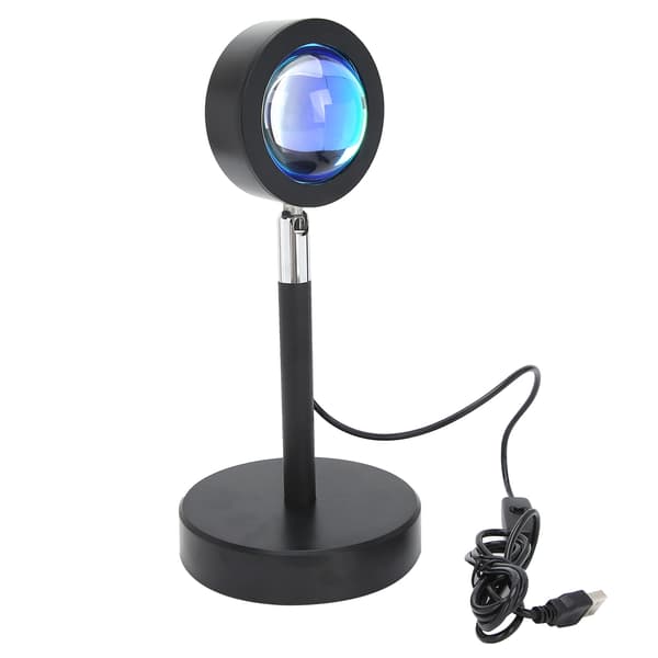 Solnedgangsprojektorlampe USB nattbordslampe skytefyllingslampe for direktesending