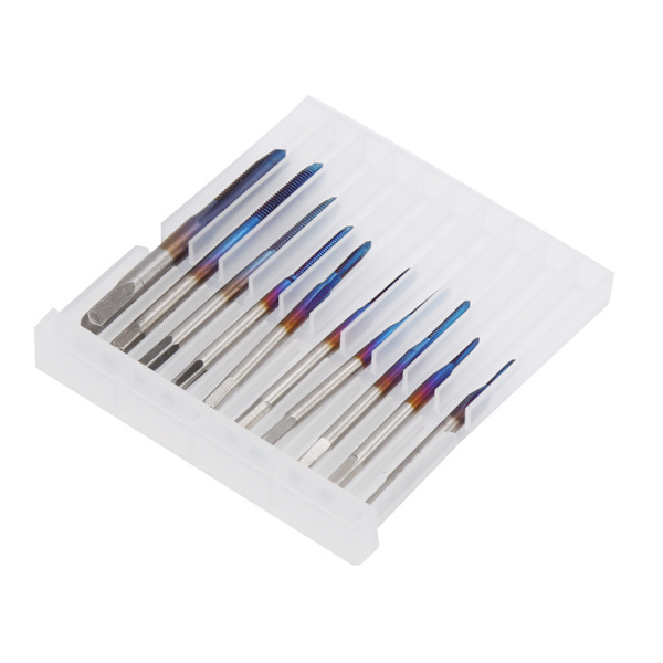 10 kpl Kierretappisarja Suora huilu set M1 M1.2 M1.4 M1.6 M1.7 M1.8 M2 M2.5 M3 M3.5