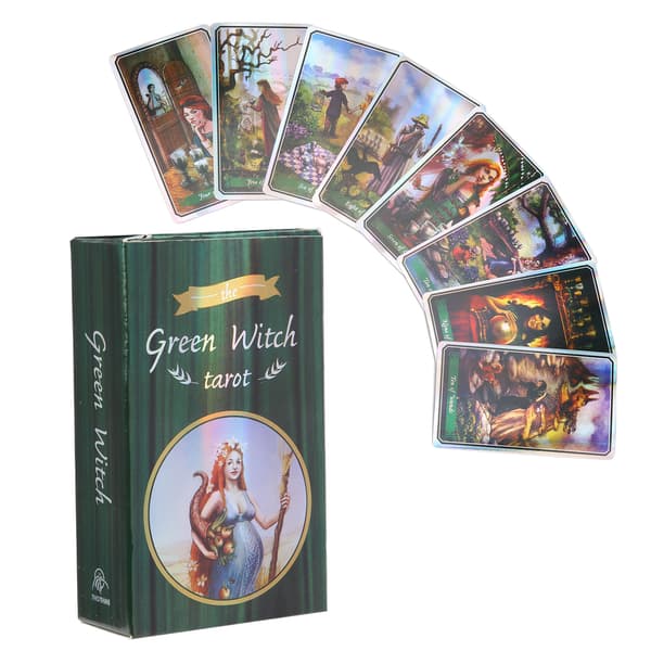 78st Tarotkortlek Engelska Ödesdivination Spådom Spelkort för Familj Vänner Fest