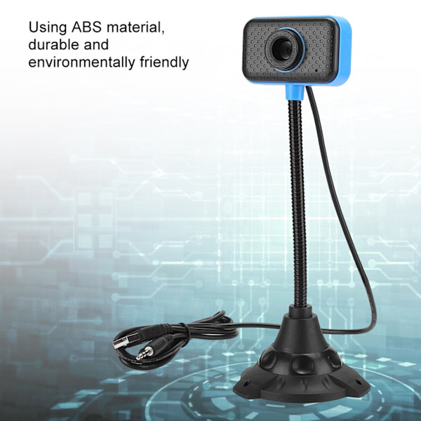 Langpolet kamera ABS 480P High Definition for Network Live Computer kontorrekvisita