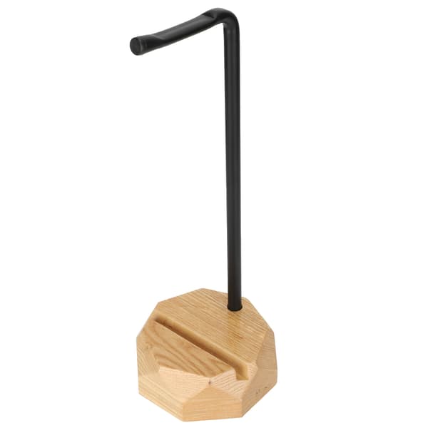 Hovedtelefonholder Massiv Træ Headset Stand Rack Skrivebord Høretelefon Bøjle Tilbehør