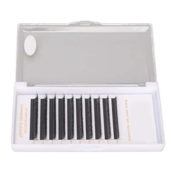DIY Eyelash Extension 8-12mm Mix 10 rækker D Curl Tykke Fluffy Bløde 5D Lash Extension Clusters