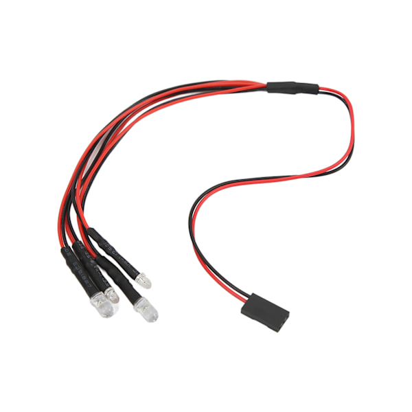 4 LED RC-bil LED-ljus RC-bil Uppgraderingsdelar för AXIAL SCX24 1/24 Fjärrstyrd bil