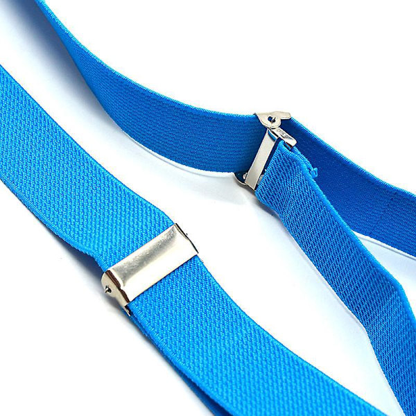 Unisex BH og Sløyfe Sett Justerbare Heavy Duty Y Klips-på Seler for Menn Casual og Formelle Klær