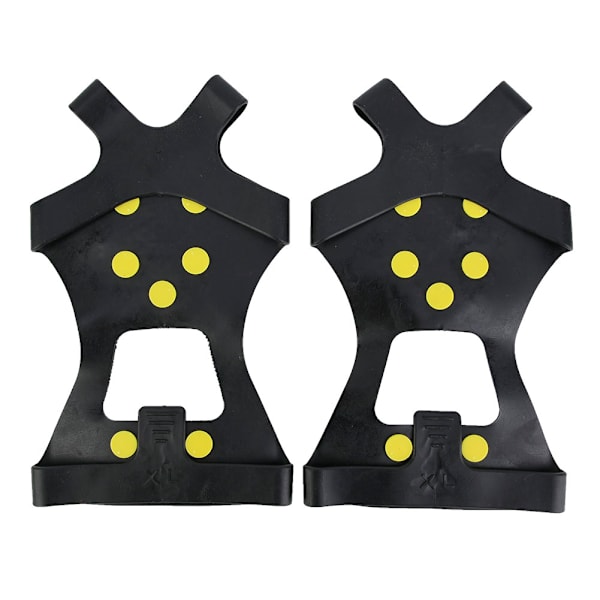 Udendørs Anti-Slip Ice Snow Spike Grips til campingsko (XL)