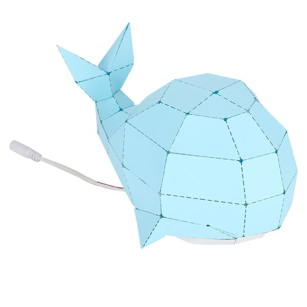 Boardattack Papercraft Kit DIY Håndlavet USB-drevet pædagogisk legetøj til børn DC12V