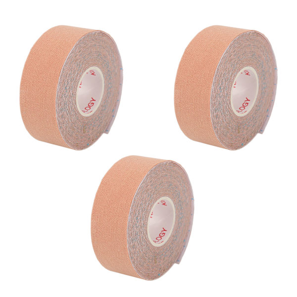3 ruller Ansigtstape Ansigtsrynkefjerner Strip Nem udskæring V Shaping Lifting Patch Hudfarve