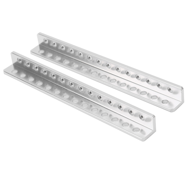 2 kpl Robotin alumiinipalkki, LS-muotoinen 14-reikäinen teollisuustarvikkeet 12 x 120 mm 3103-0014-0120