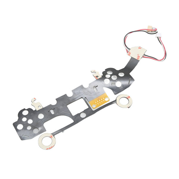 D Pad Lysende Knapper Kit DIY Flerfargede Lysende Hjemmefrontknapper for PS5-kontroller