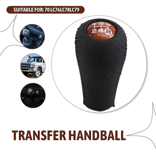 Til Land Cruiser 70 Manuel Gearknop Fersken Træfarve