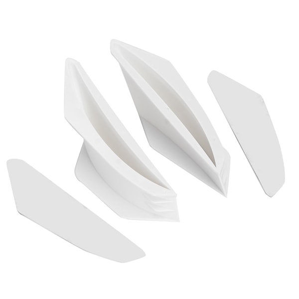 Motorcycle Aerodynamic Winglets Spoiler Wing Universal Modification AccessoryWhite