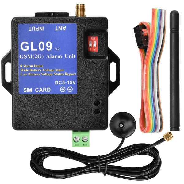 GL09 8-kanavainen akkukäyttöinen sovellusohjaus GSM-hälytysjärjestelmät SMS-hälytysturvajärjestelmä