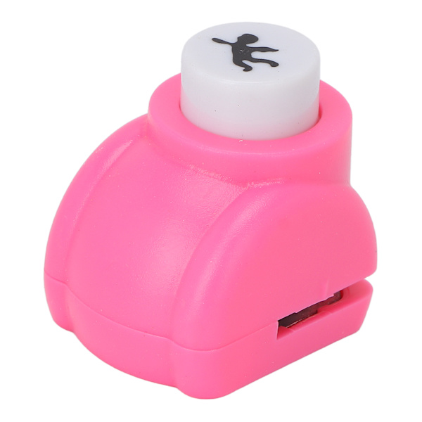Mini-utklippsbok-stanser DIY-håndlagde skjærekort Håndverksutskrift Papir Punch Hole Puncher