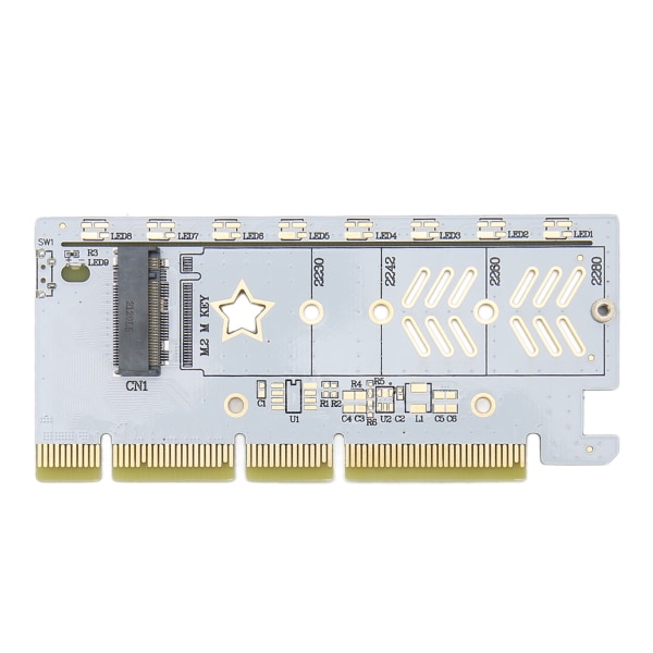 PCIe til NVMe-adapterkort 64 Gbps PCIe 4.0 Plug and Play Stabil Sikker NVMe SSD til PCIe-kort til 2230 2242 2260 2280 PCIE NVME