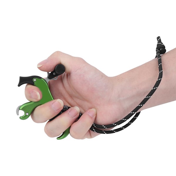 C6 Grip Archery Trigger Composite Bow General Finger Change Release Aid Shooting AccessoryGreen