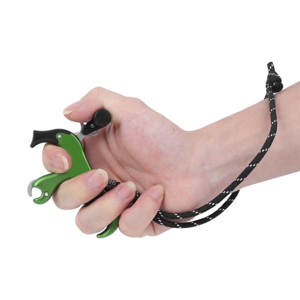 C6 Grip Bågskytte Trigger Kompositbåge Allmänt Fingerbyte Frigöringshjälp Skyttetillbehör Grön