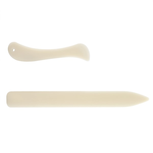 2 STK/ Set Vit benmapp Pappersveckverktyg Scoring Vikkanter