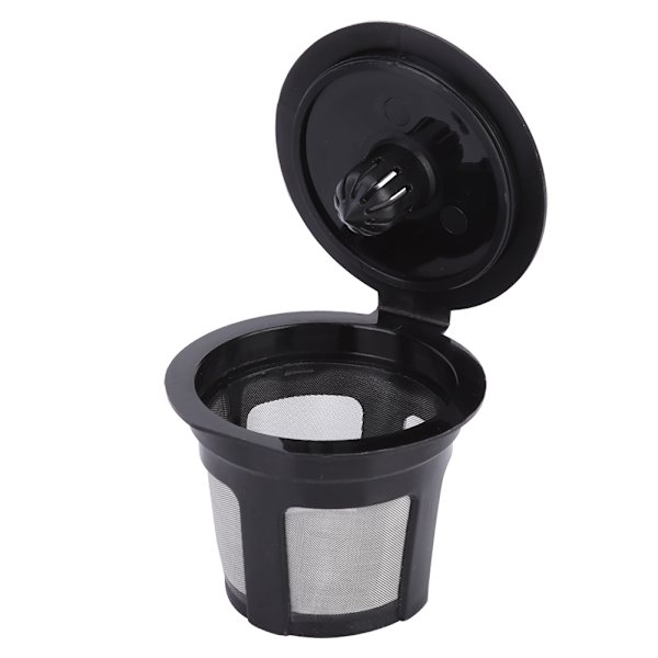 5 st Hushållspåfyllningsbar kaffekapselkopp med sked passform för Keurig 2.0 KCUP kaffemaskin