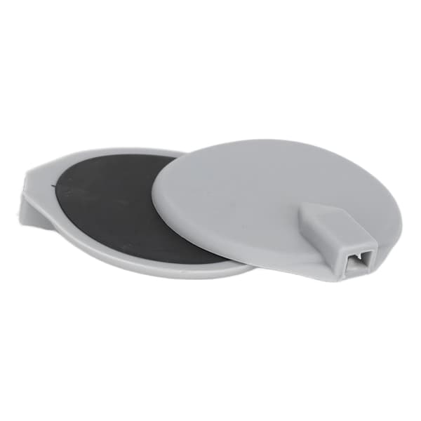 2 stk 65 mm / 2,56 tommer diameter elektrodeputer runde silikonputer for elektrisk TENS slanketerapimaskin
