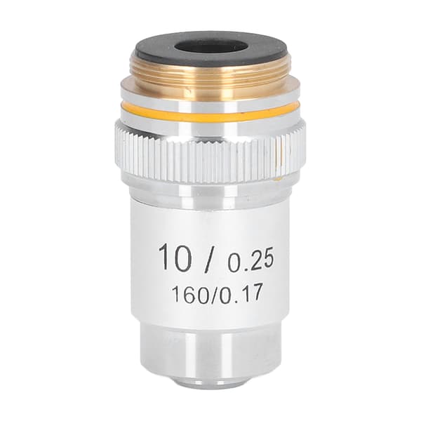 195 Akromatisk objektivlinse 10X Forstørrelse Højtydende mikroskoplæse 20,2 mm interface