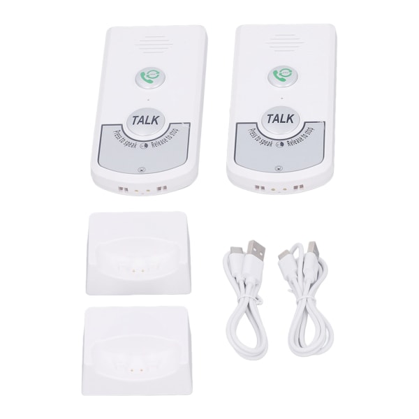 2 Way Voice Intercom Doorbell Wireless Waterproof Intercom Doorbells for Home Classroom