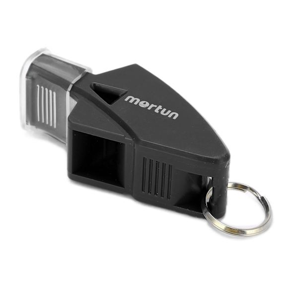 Whistle Competition Whistle E med snöre och förvaringsbox för tränare Domare och barn Svart