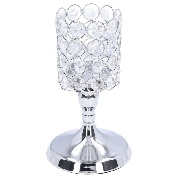 Krystalllysestake Galvaniseringsprosess Utskåret Design Elegant Stil Utsøkt Slitesterk Telysestake