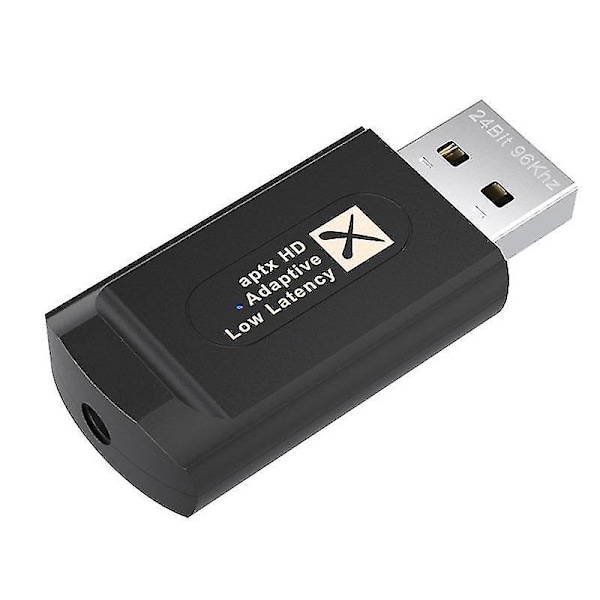 QCC3040 24Bit 96Khz KB9P Bluetooth 5.2 Äänenlähetin mikrofonilla LL HD Adaptive Low Lantency 3.5Mm Aux yhteensopiva TV PC-B5 kanssa