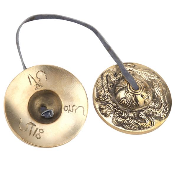 Håndlaget tibetansk meditasjonsklokke buddhistisk perkusjonsinstrument (#3)
