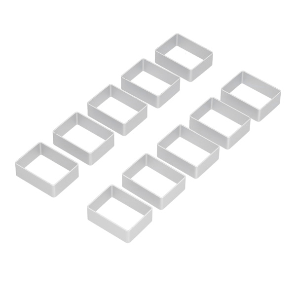 10 kpl / set ruostumatonta terästä Moon mold set keksejä leikkuri tee-se-itse leivinmuottipieni mold