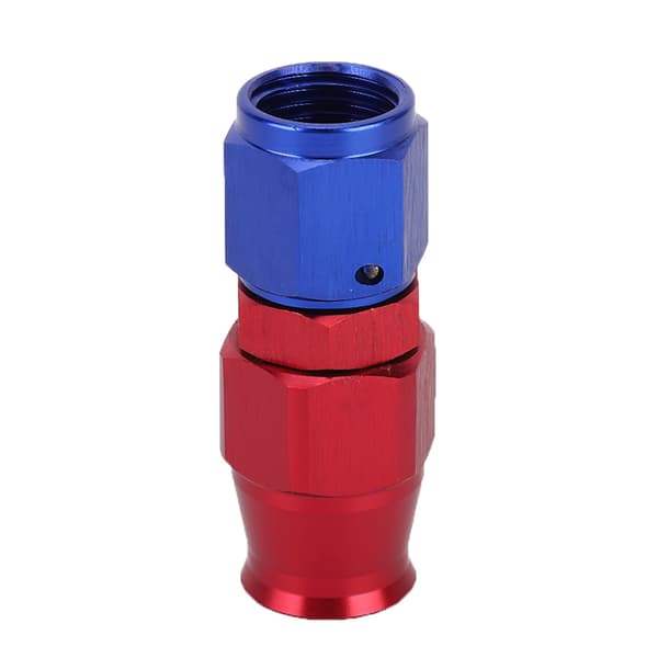 AN6 Slangeendebeslag Svingbar Kjøleolje Drivstoffadapter for Teflon 0°