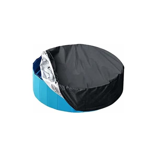 Rundt Spadækken, Vindtæt UV-resistent Badekarsovertræk med Elastisk Kant, Udendørs Spabadekarsovertræk (245×30CM)