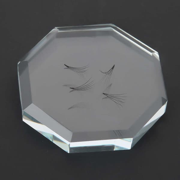 Glas Eyelashes Extension Adhesive Glue Holder Eyelashes Grafting Pads Makeup Tool