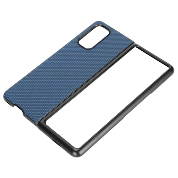 Texturerat kolfiberfodral för Xiaomi MIX FOLD ABS-smartphoneskyddsfodral Blå