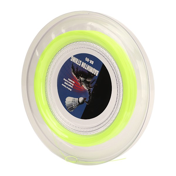 POWERTI Badminton Racket String Hög elasticitet Slitstark Resin Fiber Ersättningslinje för reparation Fluorescerande grön