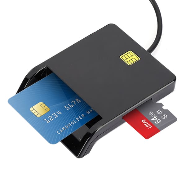 USB2.0 multifunktionel smartkortlæser til M2 / MS / Bank / ID / SIm Memory / CAC-kort