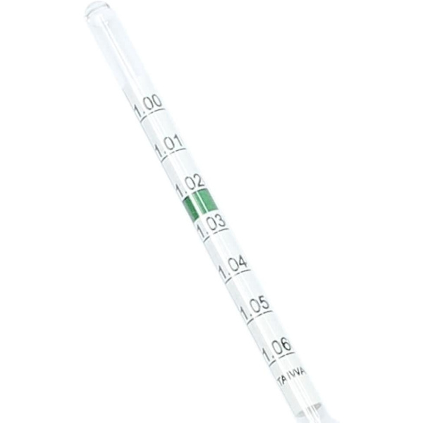 Marint saltvandsakvarieglasflydehydrometer med termometer