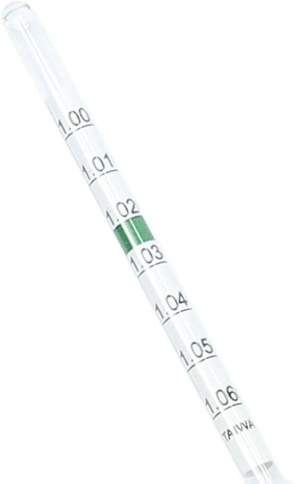 Marint saltvannsakvarie glassflyt hydrometer med termometer