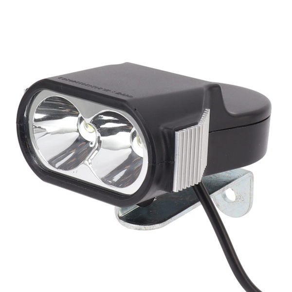 Sykkel frontlykt superlys sykkel LED frontlykt 24‑60V LED sykkellys med advarselshorn for nattkjøring 5W