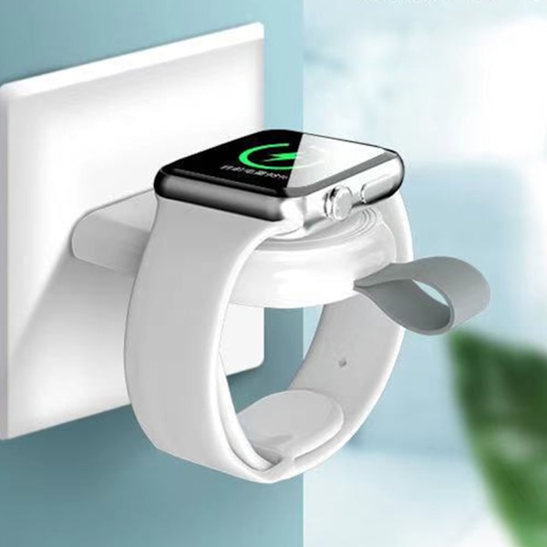Bærbar Smart Watch-oplader Magnetisk Hurtigopladning Trådløs Oplader til IOS Watch Series USB