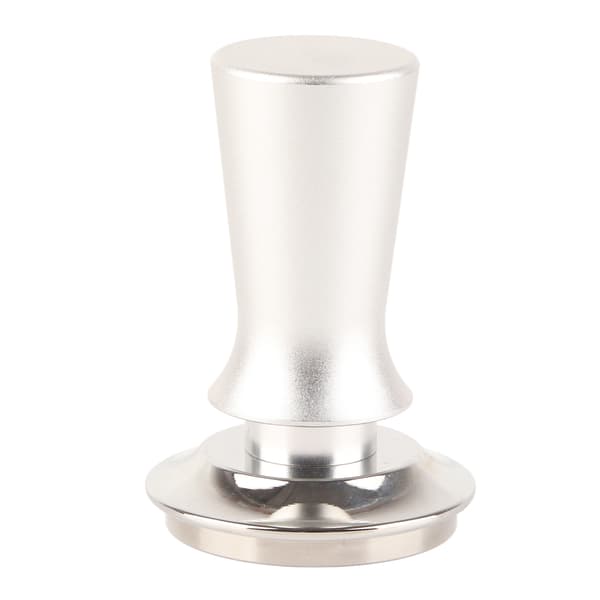 Kaffetamper Kaffepulverpresshammare Rostfritt Stål Konstant Tryck för Kaffetillbehör Silver 53mm