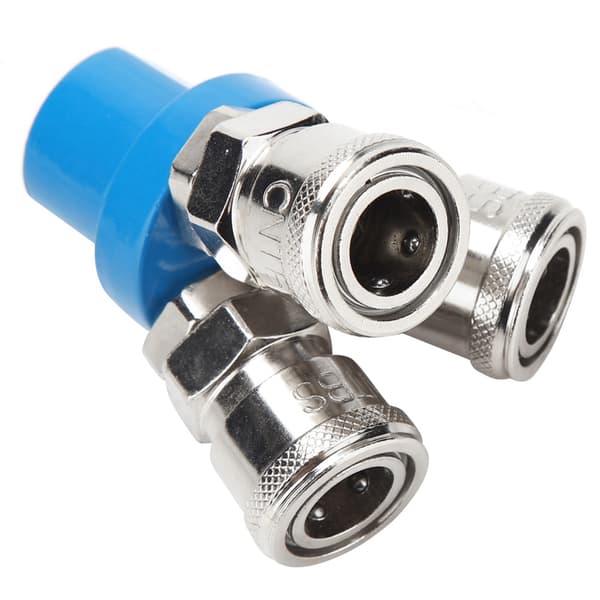 1/4\" C Typ Pneumatisk Snabbkoppling Luftpump Luftkompressorkontakt (3-vägs)