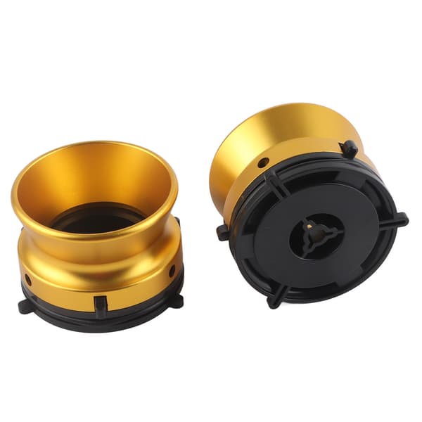 1 par NAB navadaptere Professionel poleret aluminiumslegering 10 tommer åbner til Studer ReVox til Akai til Teac Guld
