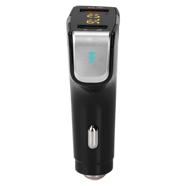 Dobbelt USB Bil Hurtigoplader Adapter MP3 Audioafspiller FM44 Transmitter Understøttelse af QC3.0