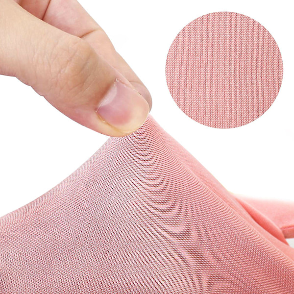 2 Par Neglehansker UV-beskyttelseshansker Fingerløse Hansker For Å Hindre Solbrenthet På Hendene Rosa
